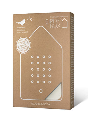 Relaxound Birdybox White Jesmonite vogelhuisje sensor - 20 sec