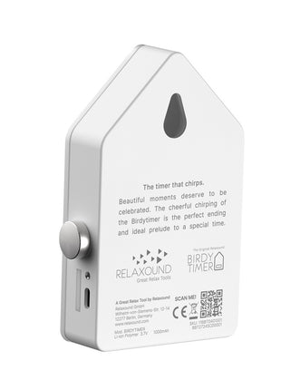 Relaxound Birdytimer / kookwekker classic wit