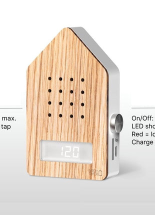 Relaxound Birdytimer / kookwekker eiken