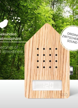 Relaxound Birdytimer / kookwekker eiken