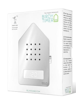 Relaxound Birdytimer / kookwekker RVS staal