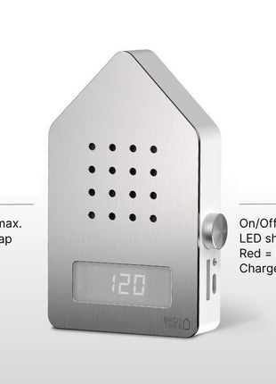 Relaxound Birdytimer / kookwekker RVS staal