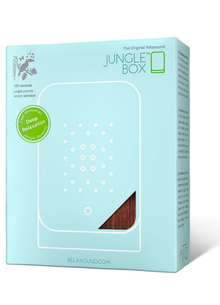 Relaxound Junglebox oerwoudgeluiden bewegingssensor hout