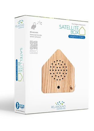 Relaxound Satellite Wood Tawny Owl - bosuil eiken