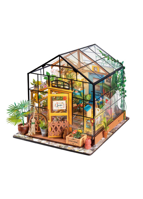 Robotime Rolie Cathy's flowerhouse - bloemen kas DG104 serre plantenkas