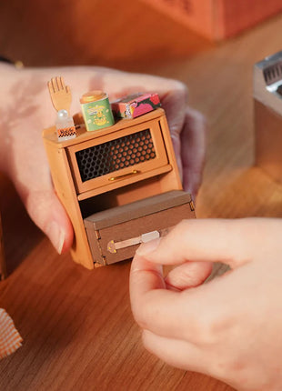 Robotime Cozy Kitchen miniatuurhuis bouwpakket DG159