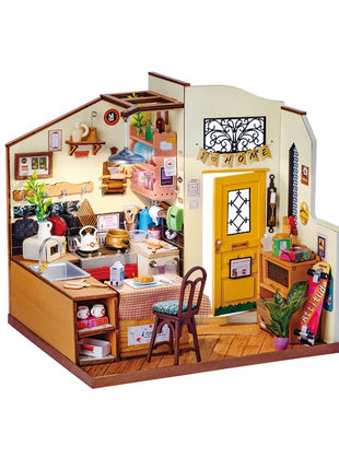 Robotime Cozy Kitchen miniatuurhuis bouwpakket DG159