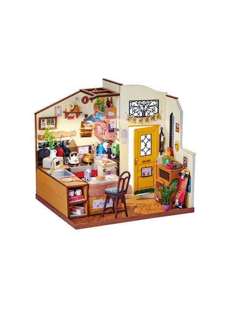 Robotime Cozy Kitchen miniatuurhuis bouwpakket DG159