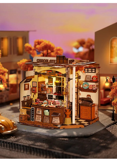 Robotime Henry's Chocolate miniatuurhuis bouwpakket DG174