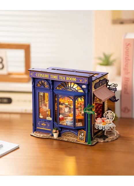 Robotime Leisure Time Tea Room bouwpakket DG171