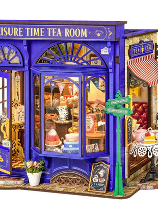 Robotime Leisure Time Tea Room bouwpakket DG171