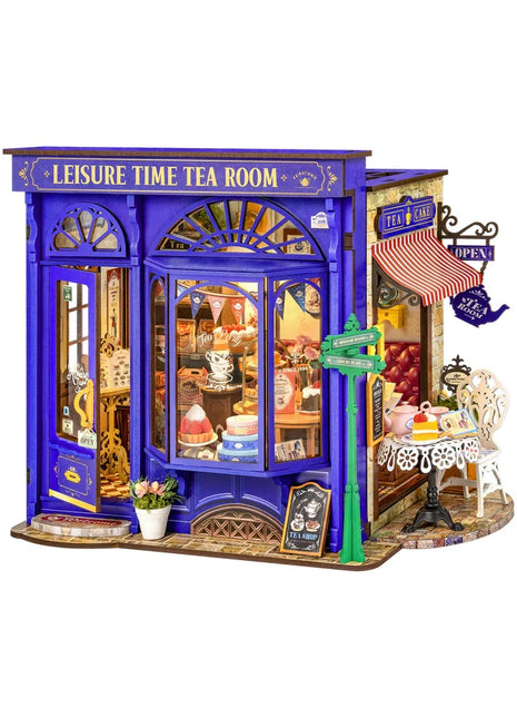 Robotime Leisure Time Tea Room bouwpakket DG171