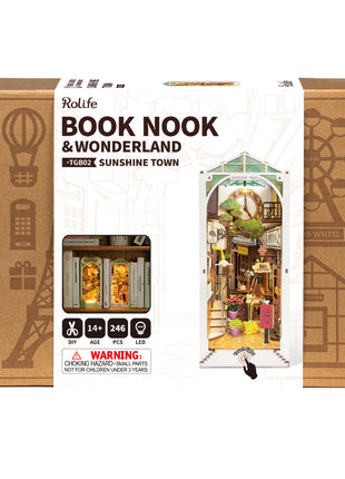 Robotime Rolie Book Nook Sunshine Town - TGB02