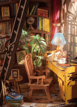 Robotime Rolie Book Nook Silent Corner Study TGE02