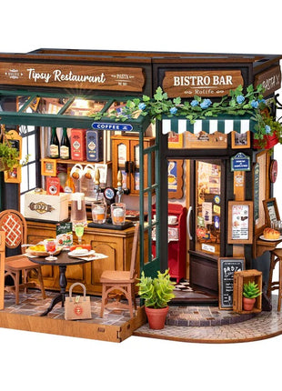 Robotime Tipsy restaurant bouwpakket DG167