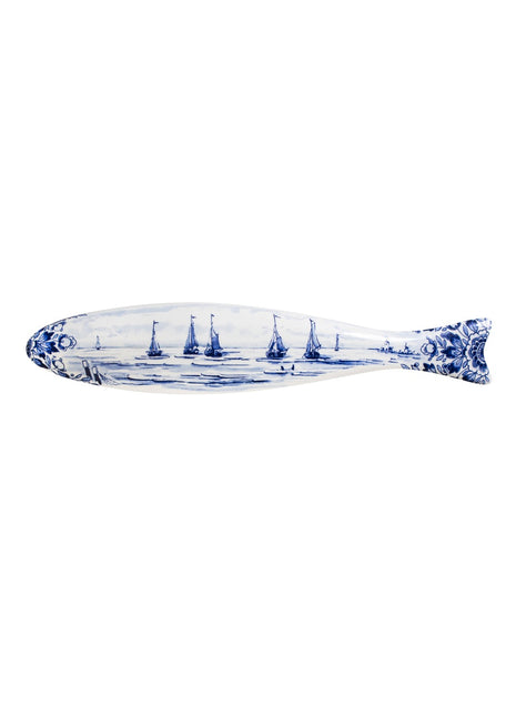 46502100 Royal Delft Blue Herring Mesdag's Fleet - haring