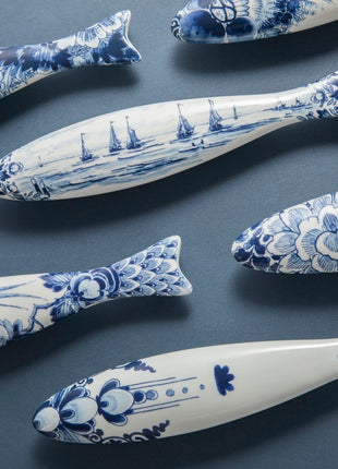 Royal Delft Blue Herring  - haring / vissen