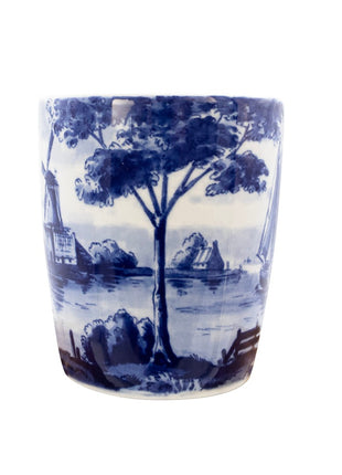 Royal Delft Blue Master Mok met oor no 2 Dutch Landscape