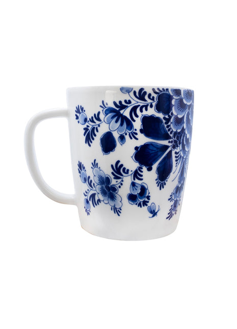 Royal Delft Blue Master Mok met oor no 5 Hanging Bouquet