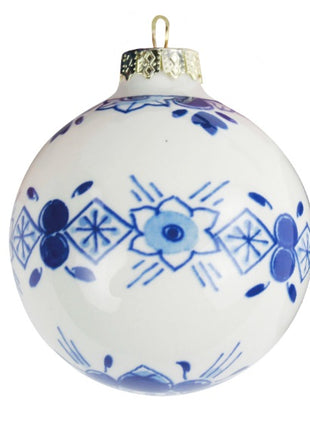 07000250 Royal Delft kerstbal delftsblauw