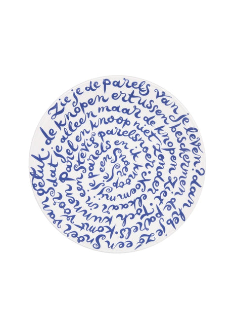 46300713 Royal Delft Diskus bord delftsblauw Geluk