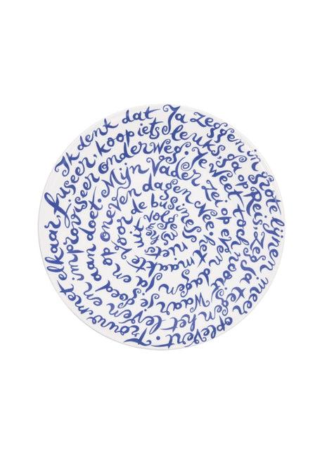 46300714 Royal Delft Diskus bord delftsblauw Huwelijk - Ja