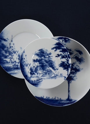 60401200 Royal Delft Dutch Dawn servies - dessertbordRoyal Delft Dutch Dawn servies - taartbord 60401300