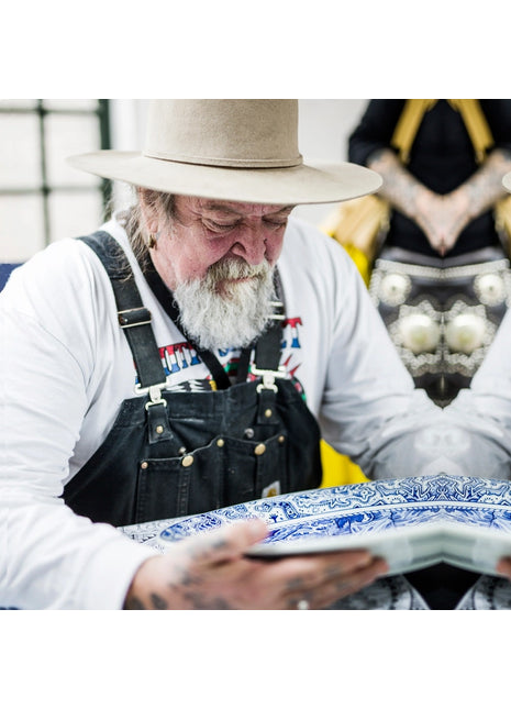 Royal Delft Schiffmacher Royal Blue Tattoo - memento mori