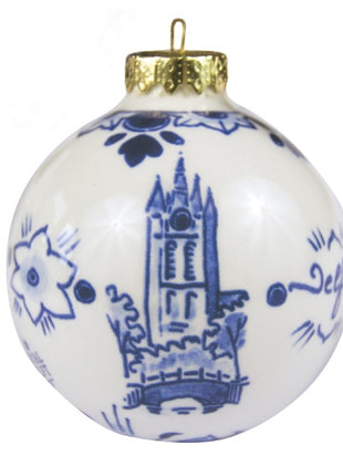 07000230 Royal Delft kerstbal Delft delftsblauw