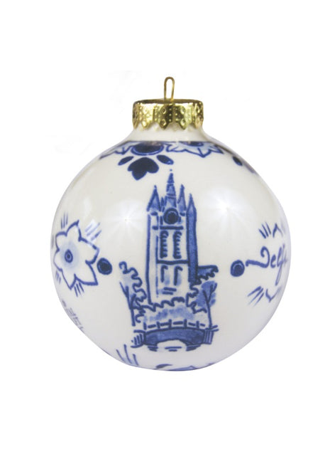 07000230 Royal Delft kerstbal Delft delftsblauw
