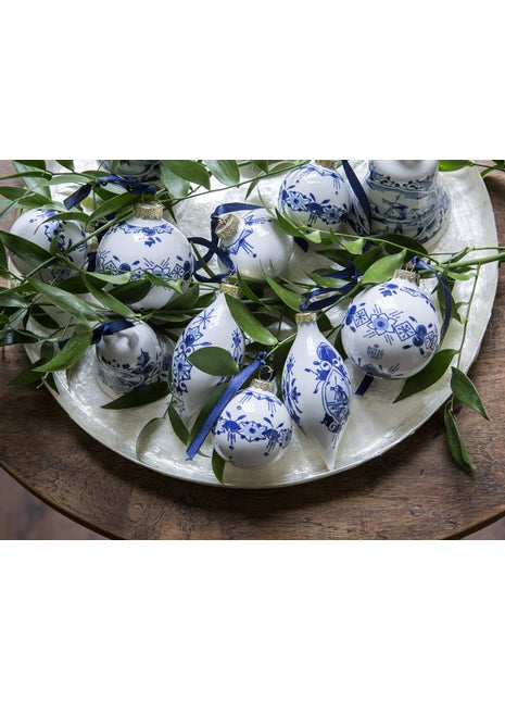 07000250 Royal Delft kerstbal delftsblauw