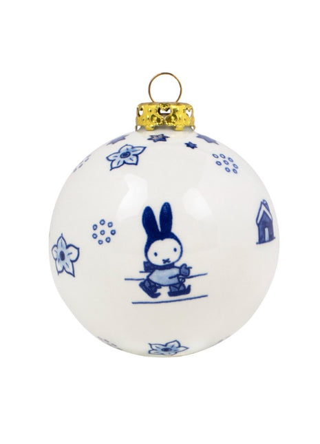 46202000 Royal Delft kerstbal Nijntje delftsblauw