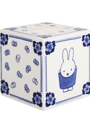 Royal Delft kubus Nijntje spaarpot delftsblauw