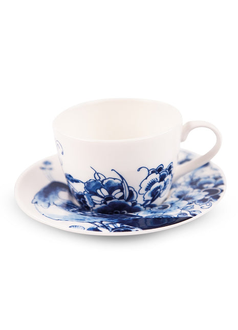 Peacock Symphony theekop + schotel 220ml - servies van Royal Delft