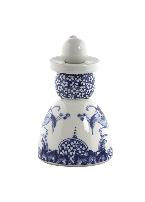 46601000 Royal Delft - Proud Mary - Flower Peacocks