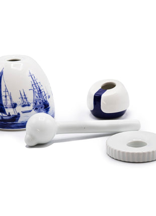 Royal Delft Proud Mary Zicht op Amsterdam