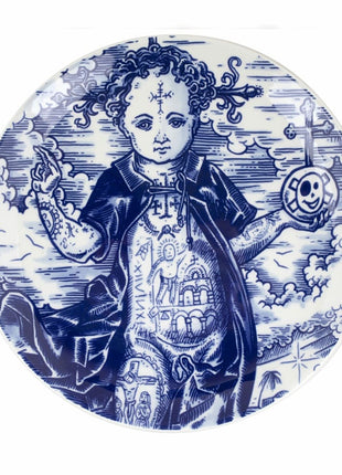 Royal Delft Schiffmacher Royal Blue Tattoo - memento mori