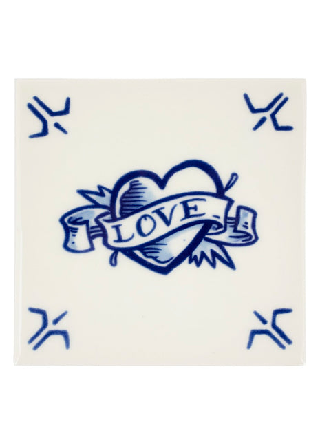 Royal Delft Schiffmacher - tegel love
