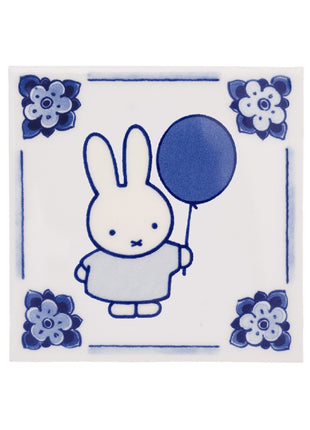 Royal Delft - Tegel Nijntje met ballon Dick Bruna