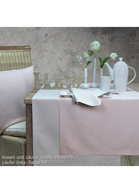 Sander Loft tafelkleed 150x250 - nr.75 rosa / roze