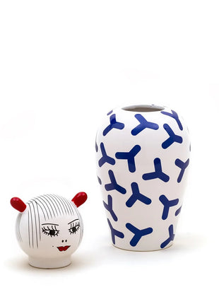 Seletti Canopie Zoé Dolomieten vaas blauw 15033