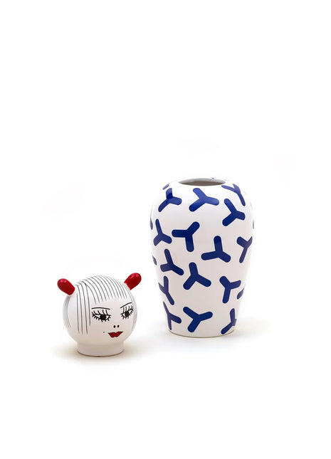 Seletti Canopie Zoé Dolomieten vaas blauw 15033