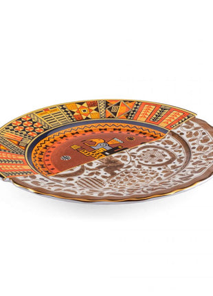 09141 Seletti Hybrid dinerbord Mitla 27.5 cm