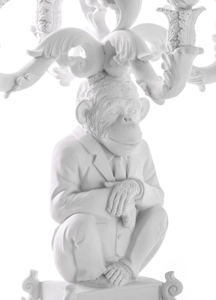 Seletti Burlesque Monkey kandelaar wit 14870_BIA