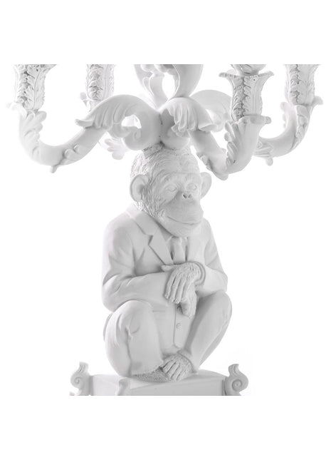 Seletti Burlesque Monkey kandelaar wit 14870_BIA