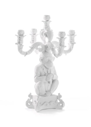 Seletti Burlesque Monkey kandelaar wit 14870_BIA