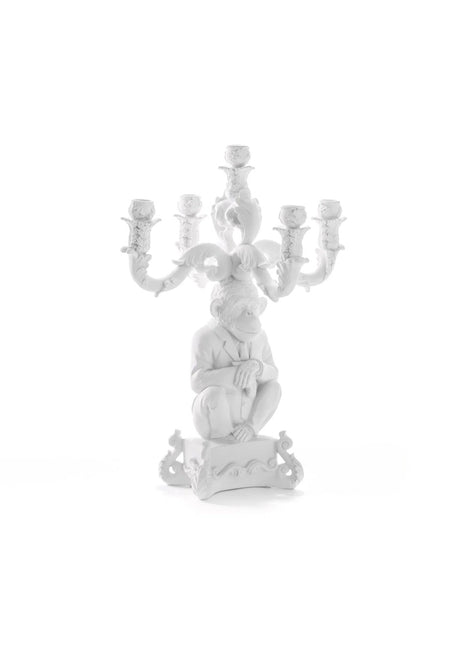 Seletti Burlesque Monkey kandelaar wit 14870_BIA