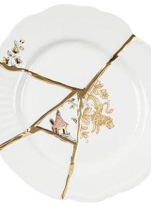 09602 Seletti Kintsugi dessertbord / ontbijtbord 2