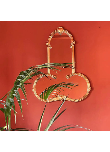 17067 Seletti Liberty Spiegel / wandspiegel goud man