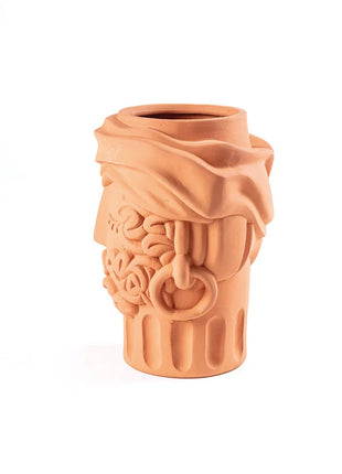 11506 Seletti Magna Graecia Man terracotta bloempot